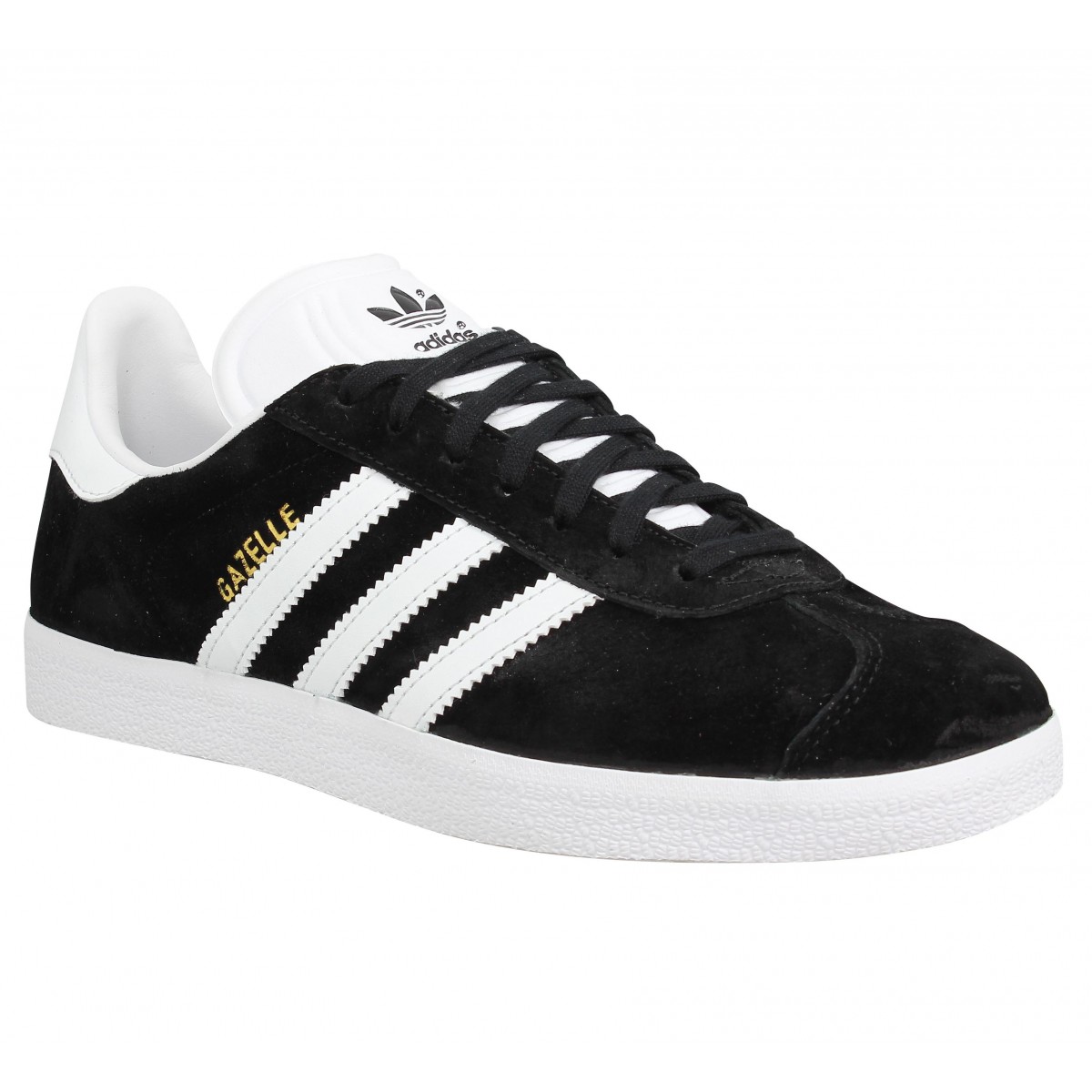 adidas gazelle femme noir et blanc